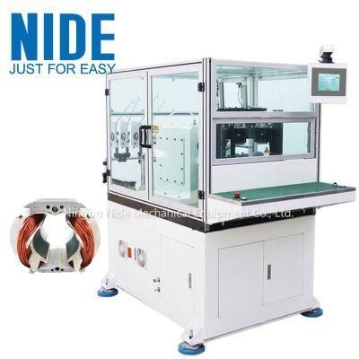 2-Pole Stator Inner Winding Double-Station Mixer Coil Winding Machine