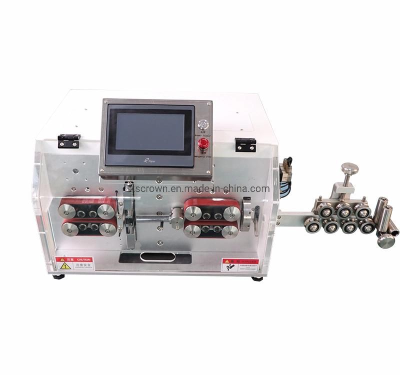 30mm2 Automatic Computer Electric 7 Cores Wires Cutting and Stripping Machine