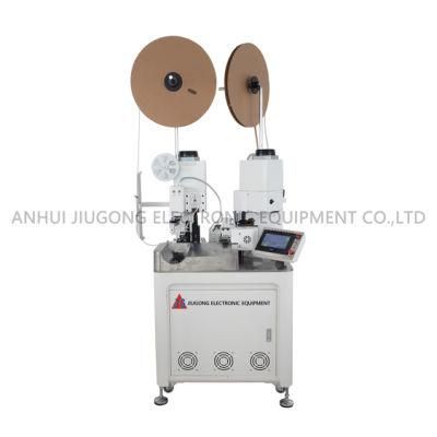 Jiugong Auto Double-End Electrical Flat Cable and Wire Terminal Crimping Machine