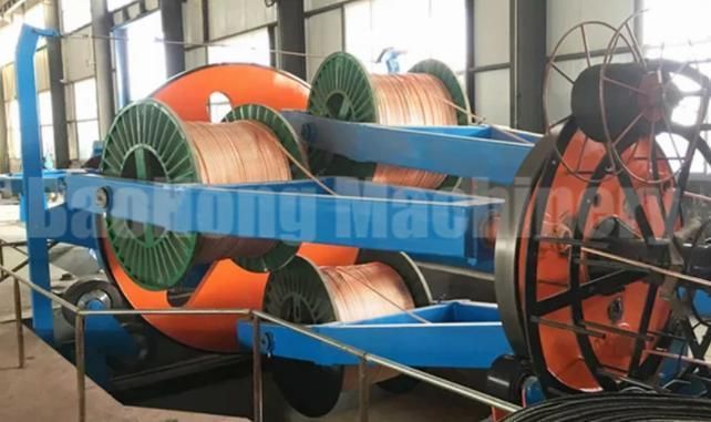 Al Wire Laying up Machine Cable Making Equipment Retreat Spiralling