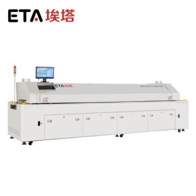 8 Heating Zones Lead Free Reflow Oven Solder From Eta