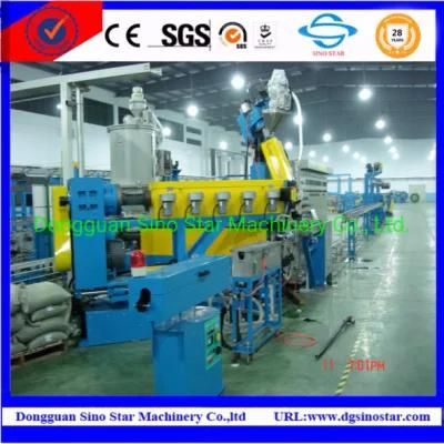 Wire Cable Extrusion Extruder Machine with Stripping Machine