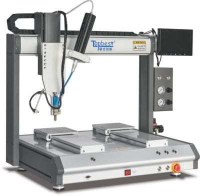 Desktop Single Head Dual Rail Fluid Dispensing Robot with Monitor