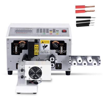 Automatic semi-twisted wire stripping machine wire cut strip twist machine