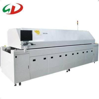 Reflow Oven Wholesale Price SMT Reflow Oven LED Factory Upper 8 Zone Hot Air Reflow Soldering Machine