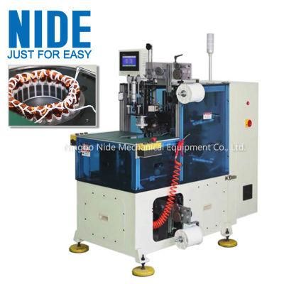 Automatic Low Noise Air Conditioning Motor Stator Coil Winding Lacing Machine