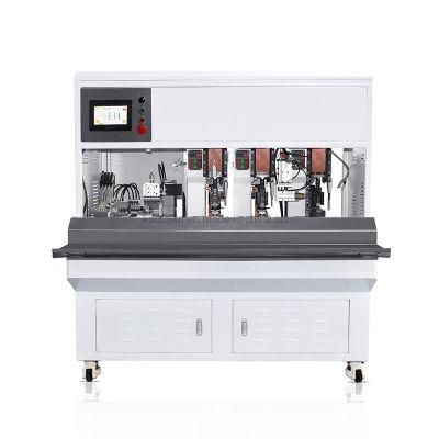 Wl-Sxbd Semi Automatic 4 Core Sheathed Cable Stripping and Crimping Machine