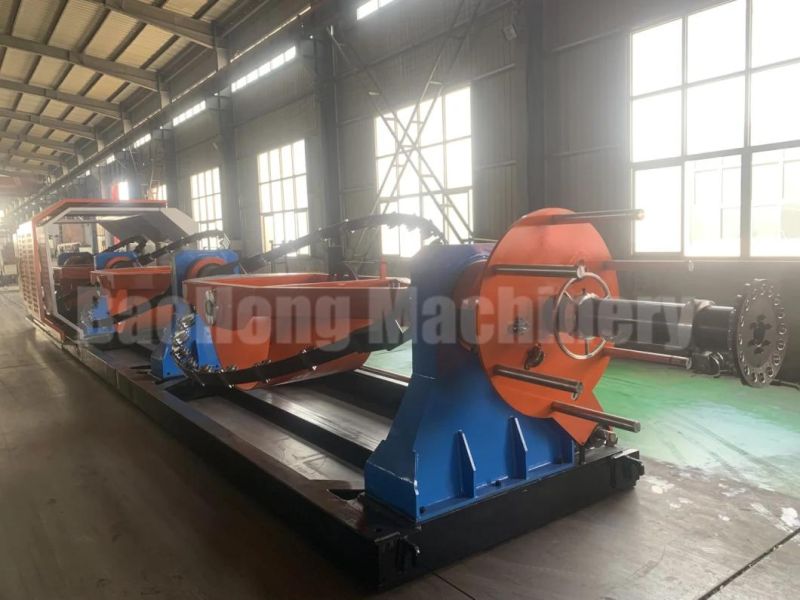 Wire and Cable Skip Type Stranding Machine High Speed Steel and Carbon Bow