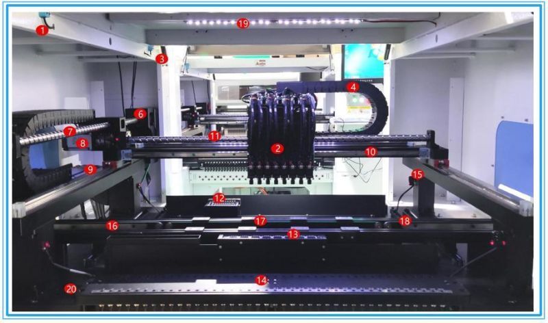 GDK Hot SMT Production Line Chip Mounter Placement Electronic Products Machinery Pick and Place Machine