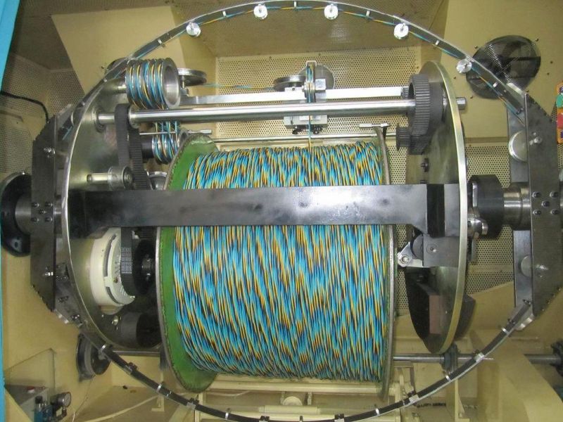 Copper Plastic Electrical Cable Wire Winding Twisting Cutting Extrusion Extruder Making Twister Coiling Machine