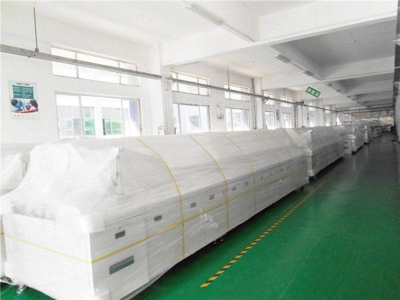 SMT Automatic PCB Soldering Machine Lead Free Hot Air 10 Zones Reflow Oven Ktr-1000