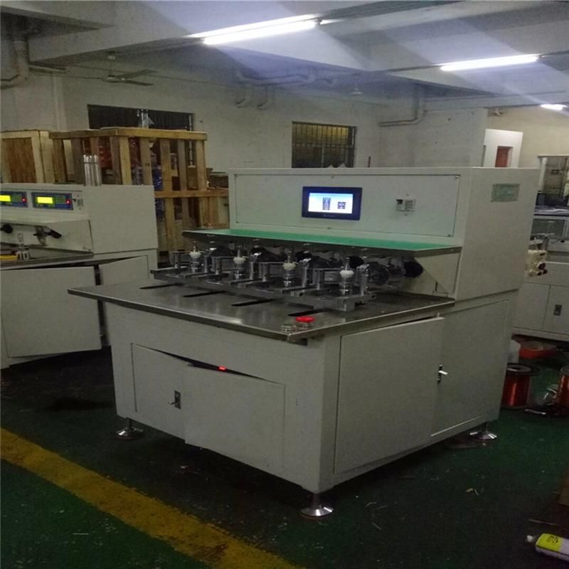 Automatic Thread Cutting and Coil Motor Winding Machine with 4 or 6 Axis Station External Winder