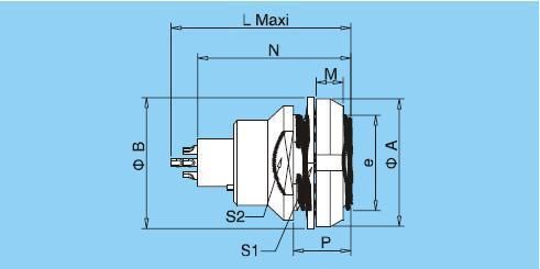 Qm B Series Zeg Socket Diepensing Push-Pull Connector