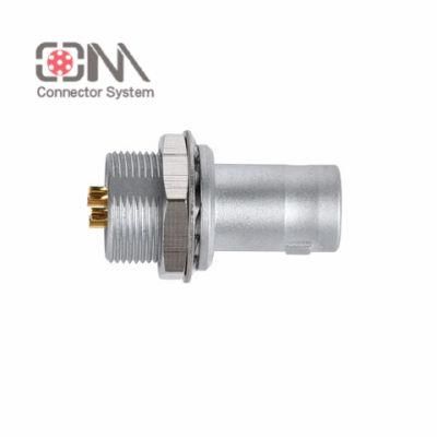 Qm B Series Multi-Pin Tag Fixed Plug Push Pull RJ45 M12 Connector Banana Plug Socket Terminal Connector