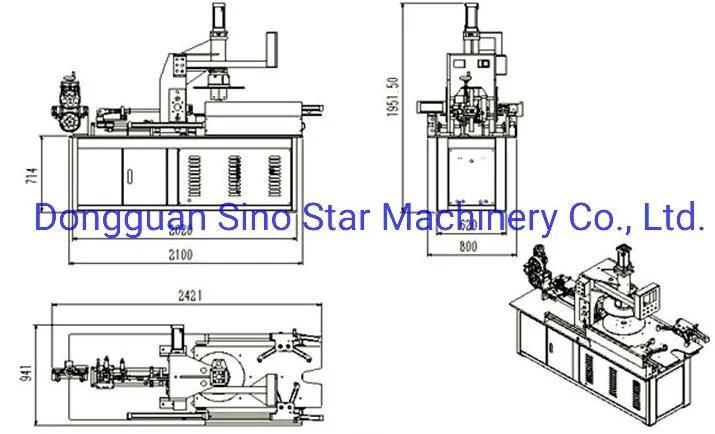 Automatic Coiling Rolling Packing Machine for Wire Cable Production Line