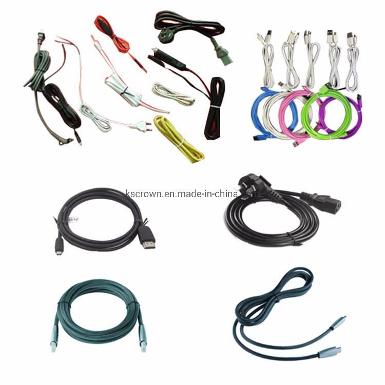 Twist Tie Machine Full Automatic Power Plug Cable Wire Coil Winding Binding Machine (WL-BMO)