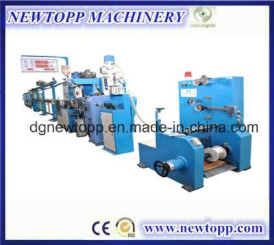 PLC Control Foaming Cable Extruding Machinery