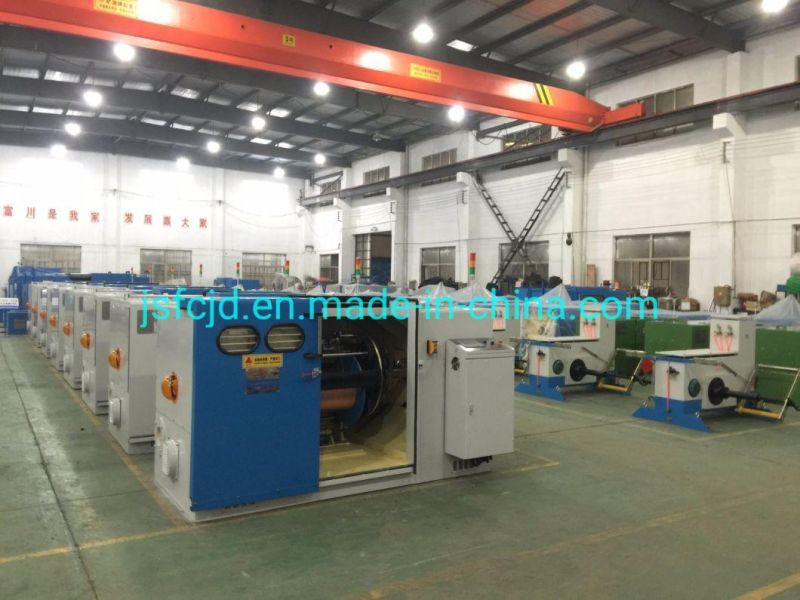 High Speed Copper Cable Wire Twisting Twister Twist Buncher Bunching Extrusion Extruder Coiling Coiler Rolling Rewinding Rewind Machine