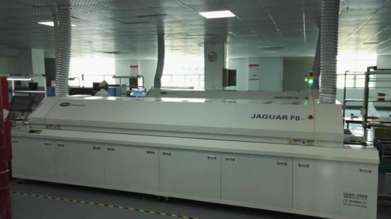 RS-1r′s Perfect Mate Jaguar Manufacture Hot Sale CE Qualified High Productivity 8 Zones Lead-Free Hot Air or IR Reflow Soldering