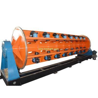 500 1+6+12+18 Copper /Aluminum Conductor Cable Making Machine Rigid Frame Type Cable Stranding