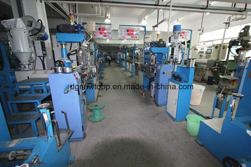 PLC Automatic Low Smoke Halogen-Free Wire Cable Extrusion Line