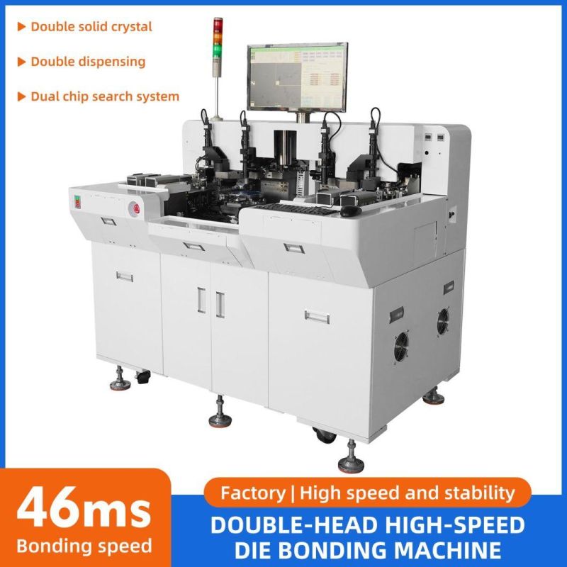 Double-Head Ultra-Speed Automatic LED Die Bonder/High-Speed Die Bonding Machine Semiconductor Package Equipment