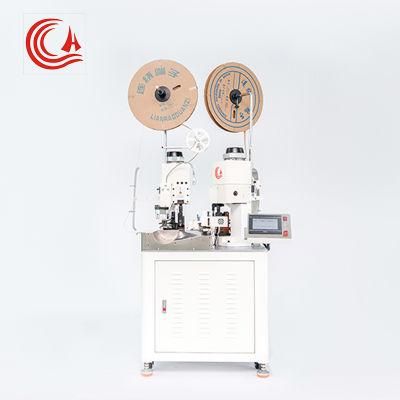 Hc-20 Automatic Wire Double Ends Cut Strip Crimp Terminals Machine