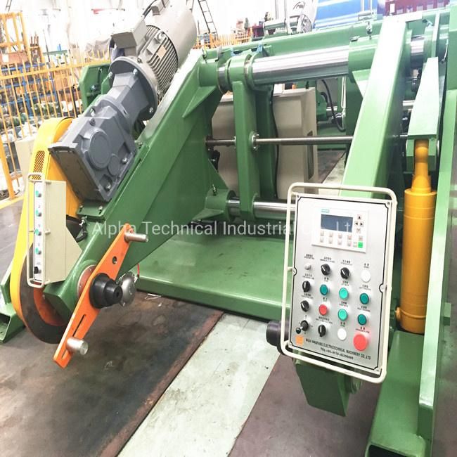 Cable Drum Winding Hydraulic Cantilever Take-up Machine with Traverse for