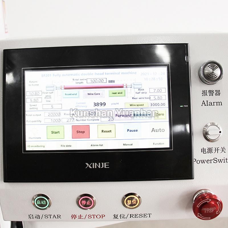 High Speed Servo Cable Crimping Machine Wire Cutting Stripping Crimping Machine