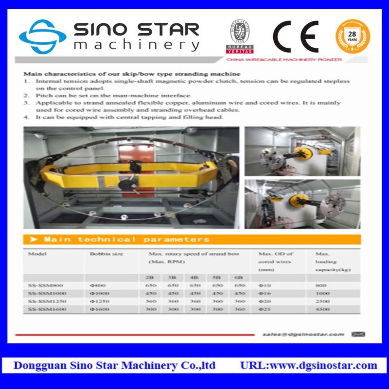 Wire Stranding Twisting Bunching Making Machine