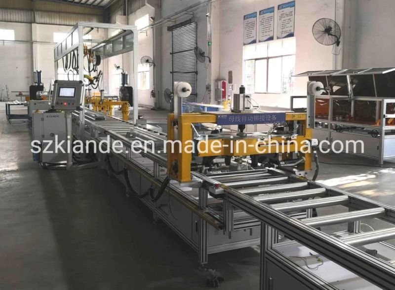 Automatic Compact Busduct Production Line Self Percing Riveting System Busbar Machine