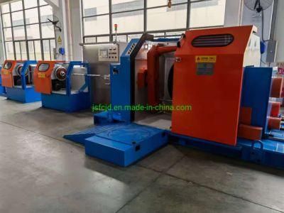 Blue Single Shaft Wire Winding Machine 630mm for Bunched Copper Wire Bunching Machine Buncher Strander