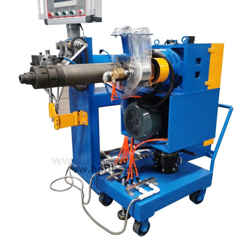Factory Price Silicone Extruder Two Compound Extrusion Line Silicone Braiding Hose Making Machine