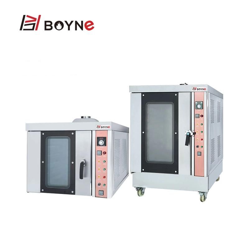 Bakery Stainless Steel Five Trays Gas Convection Oven