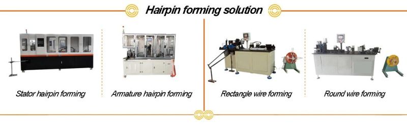 Rectangle Wire Forming Machine Armature Coil Winding Machine