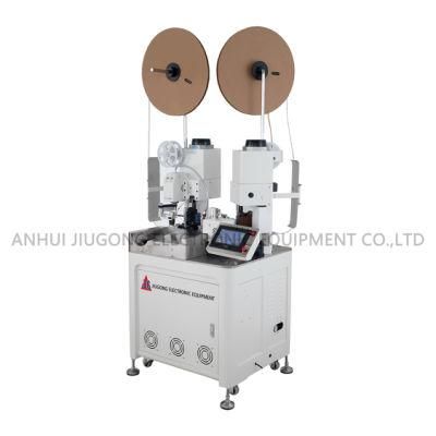 High Quality Fully Automatic Double Head Flat Cable Cutting Stripping Crimping Machine Jgdc100