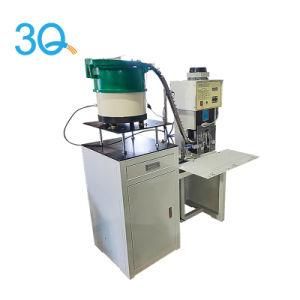 3q Top 10 China 2022 Hot Sale Semi-Automatic Loose Single Grain Terminal Crimping Machine with Vibration Plate Feeding for Sale