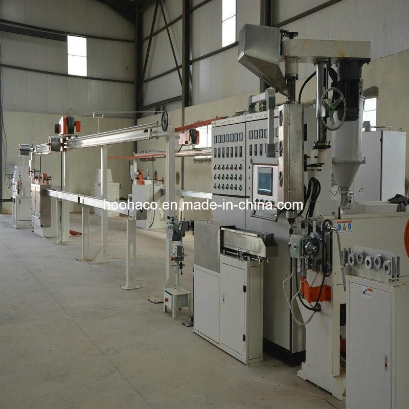 Full-Auto Physical Foaming Cable Wire Extruder Machine