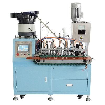 Automatic Pressterminal Plug Riveting Machine 2pin/3pin Power Plug Crimping Machine