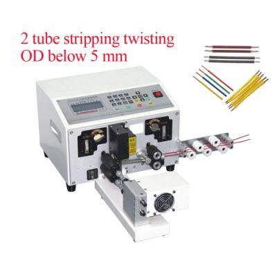 Automatic 2-Wire Double Wire Cutting Stripping Twisting Machine