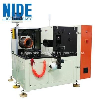 Horizontal Single Side Stator Coil Lacing Machine for High Winding Overhang Big Electric Motor