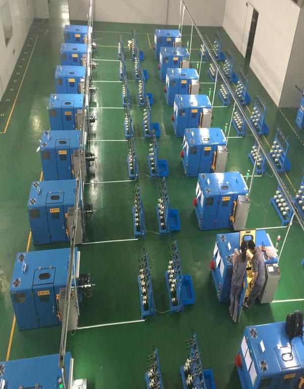 Ultra Fine Bare Copper Cable Wire Twisting Extrusion Winding Coiling Bunching Machine