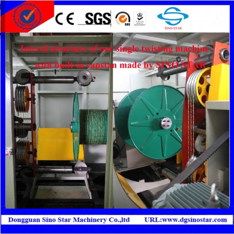 Cable Wire Single Twist Stranding Twisting Bunching Making Machine
