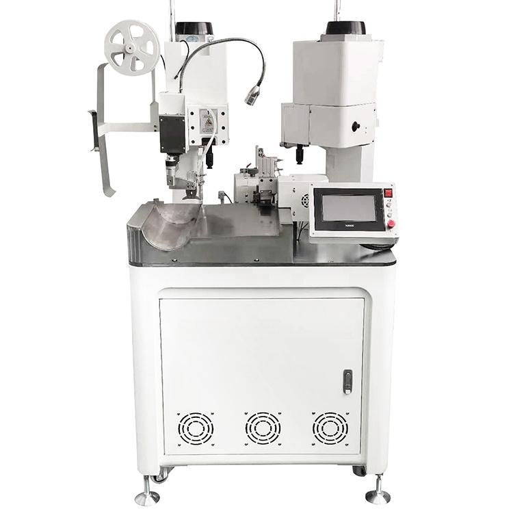 Fully-Auto Cable Cutting Stripping and Crimping Machine for 2-Head