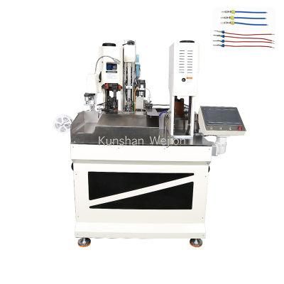 Fully automatic single head single waterproof plug terminal crimping machine of TA-WI01