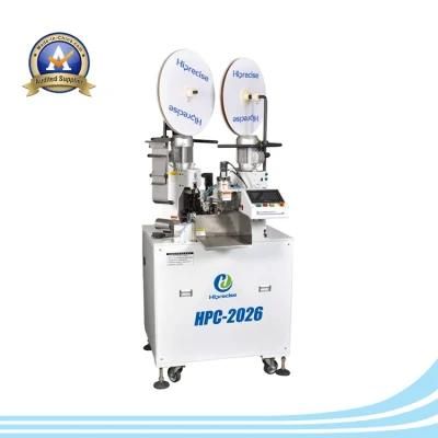 Short Thin Fully Automatic Wire Terminal Stripping Crimping Machine (HPC-2026)