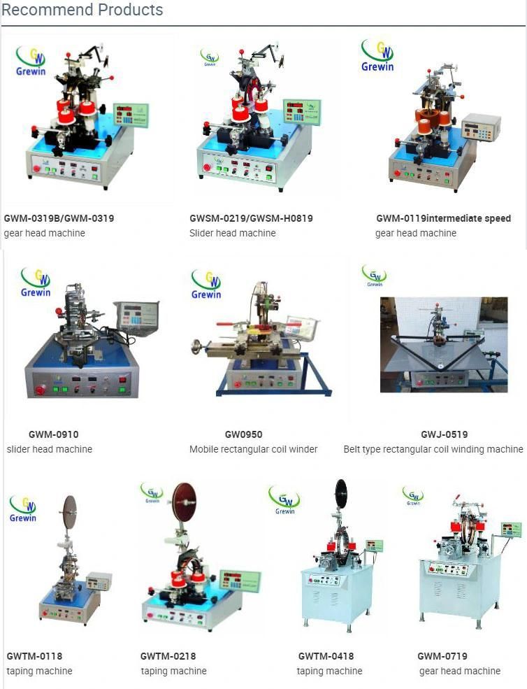 Copper Wire Coil Winding Wrapping Machine for Transformer