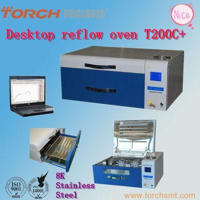 Desktop Mini Reflow Oven with Inline Temperature Testing Monitoring