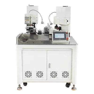 Full Automatic Electronic Cable Wire Cutting Stripping Crimping Terminal Crimping Machine/Double Ends Servo Motor Crimping Machine