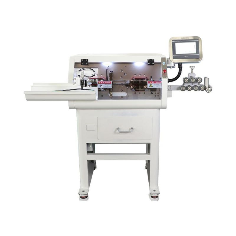Mechanical Arm Control Multicore Wire Stripping and Cutting Machine for Outer and Inner Core